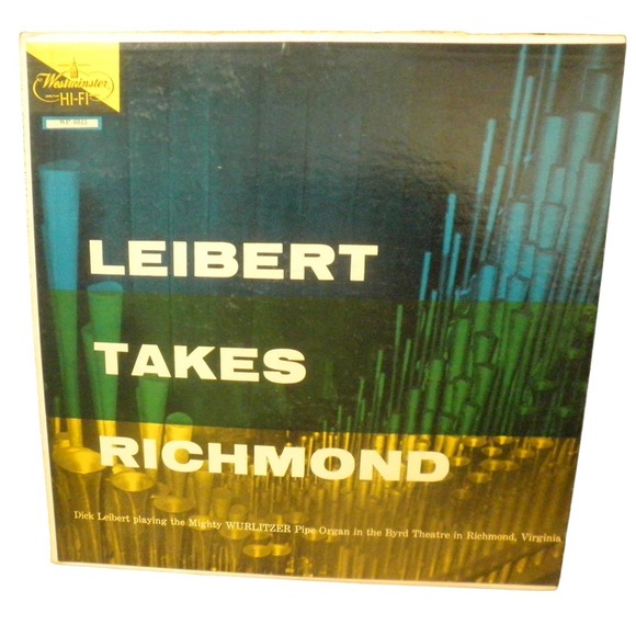 Leibert Takes Richmond - Dick Leibert (1903-1976) - Vinyl LP,  Westminster 1956 - Picture 1 of 6